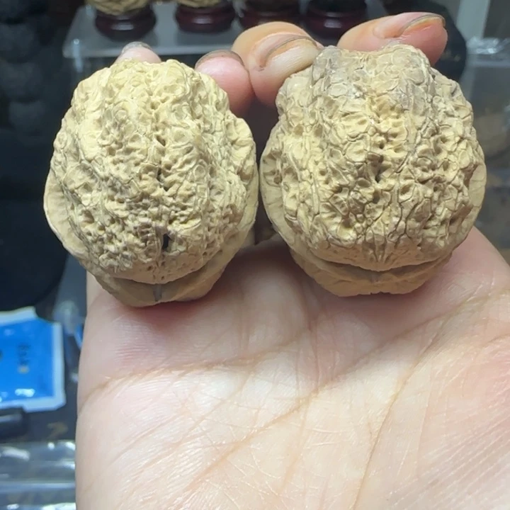 文玩核桃吊坠41迷你古蟾王微瑕
