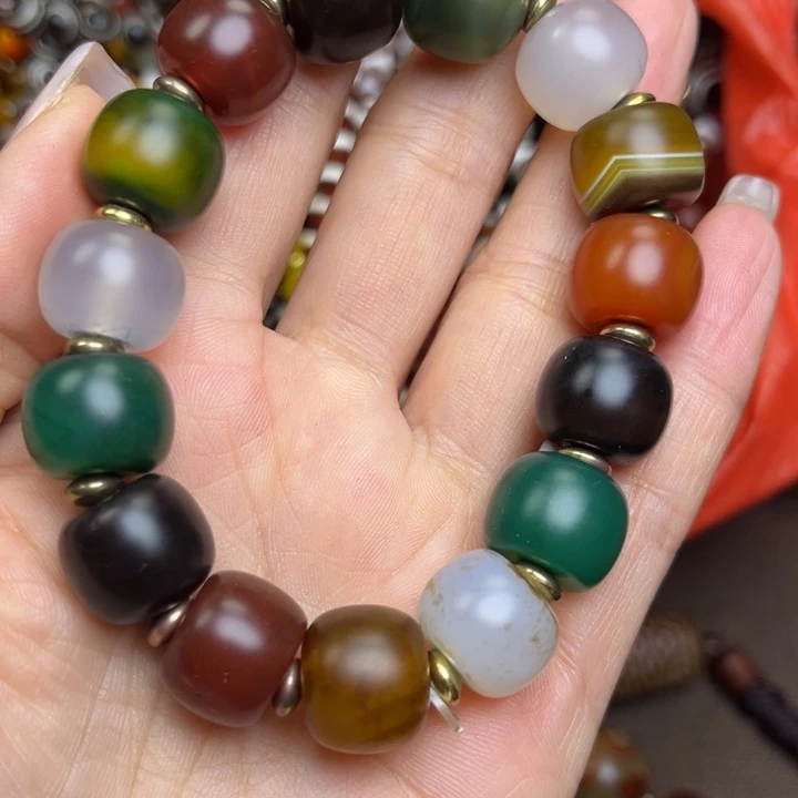 玛瑙/玉髓未镶嵌手链