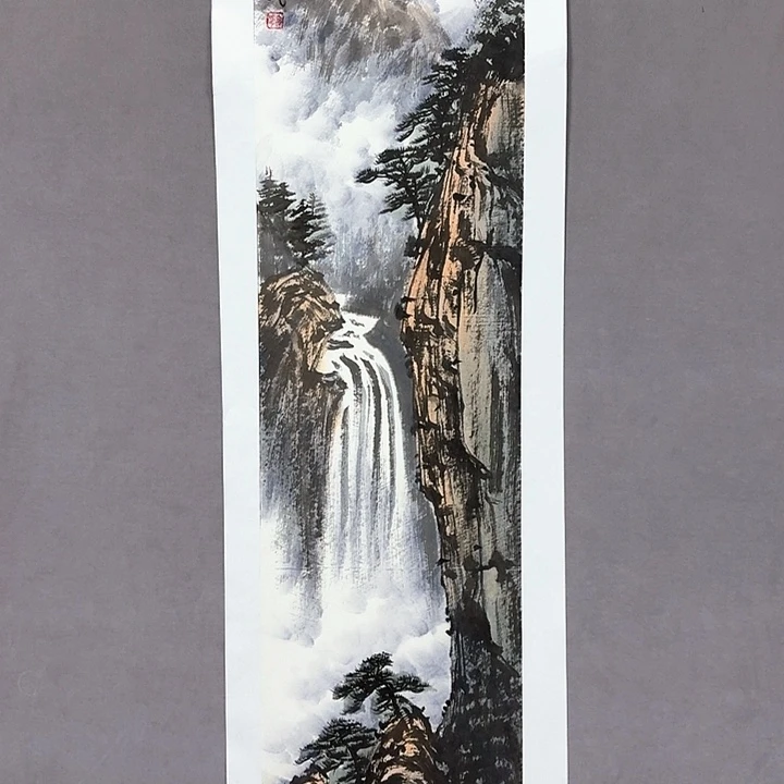 国画亲笔手绘放心去藏