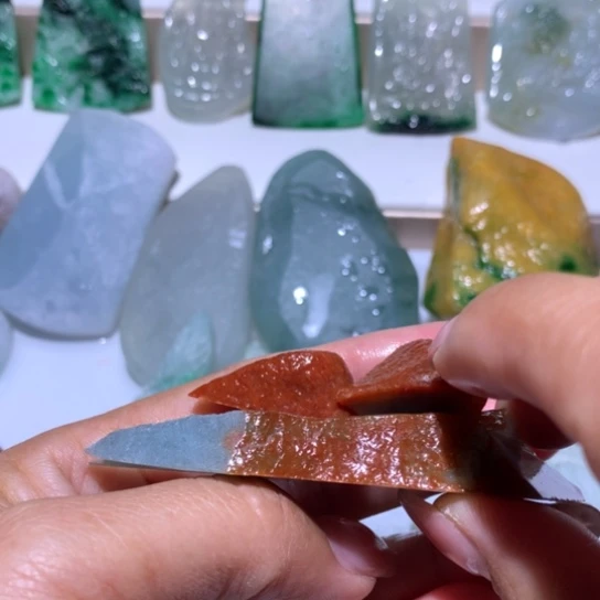 翡翠散珠翡翠边角料