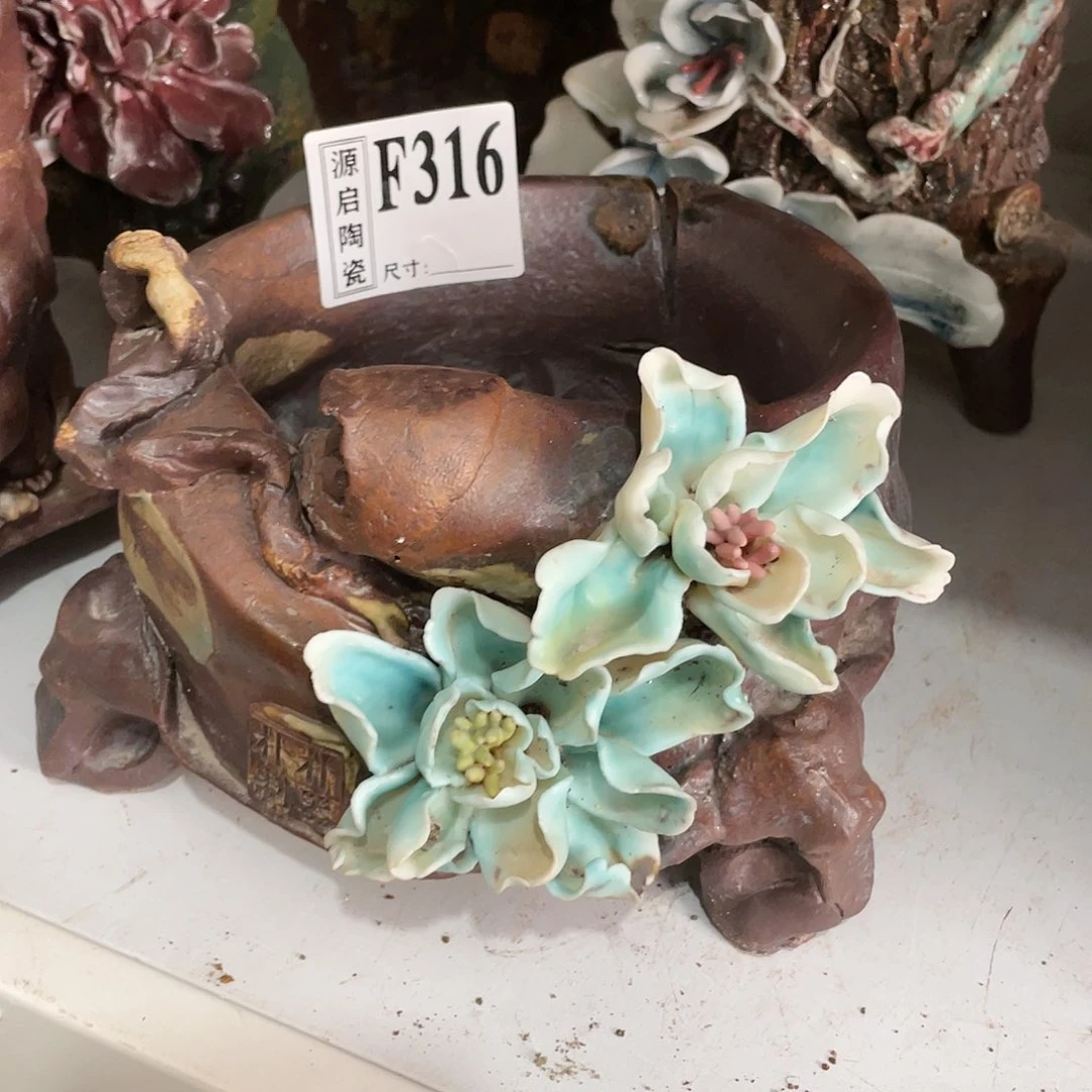 紫砂花盆冬*手工制作默认微瑕-316次品