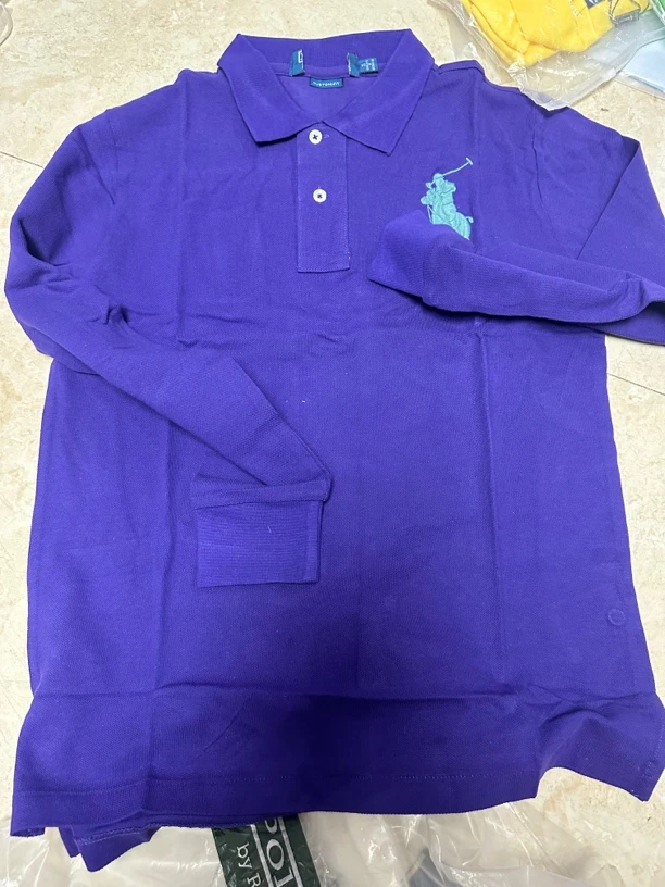 pureytalk紫色polo长袖