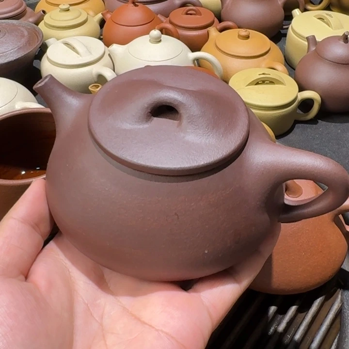 茶壶紫砂天青石瓢350cc