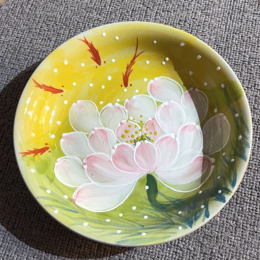 景德镇手绘高温釉下彩陶瓷茶具