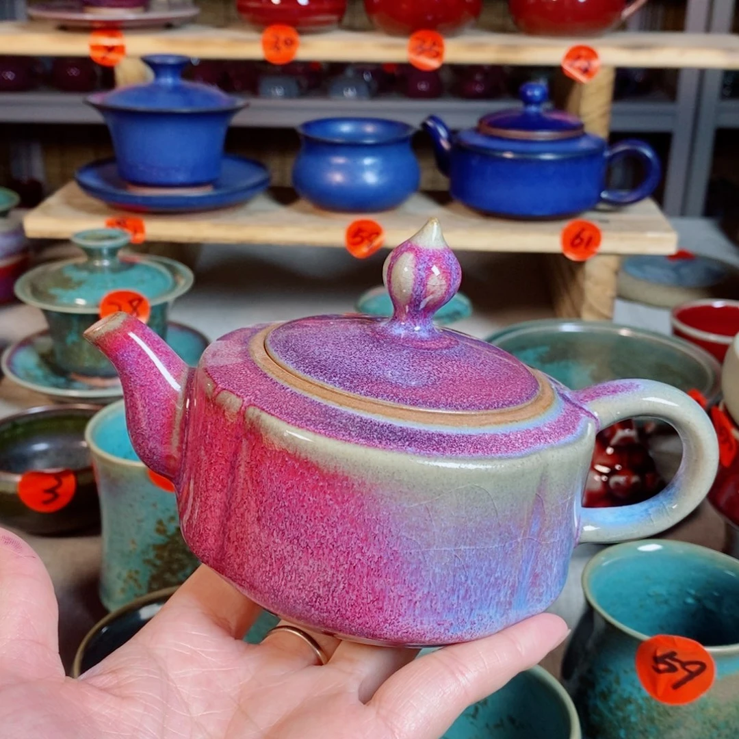 自***水神后钧瓷手工。茶器