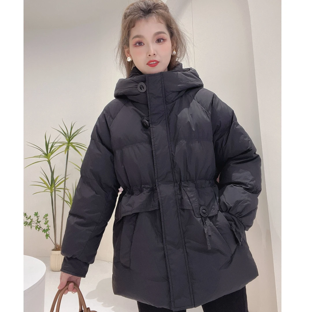 D新国标白鸭绒韩版小个子羽绒服女短款2024冬装新款女装冬款809