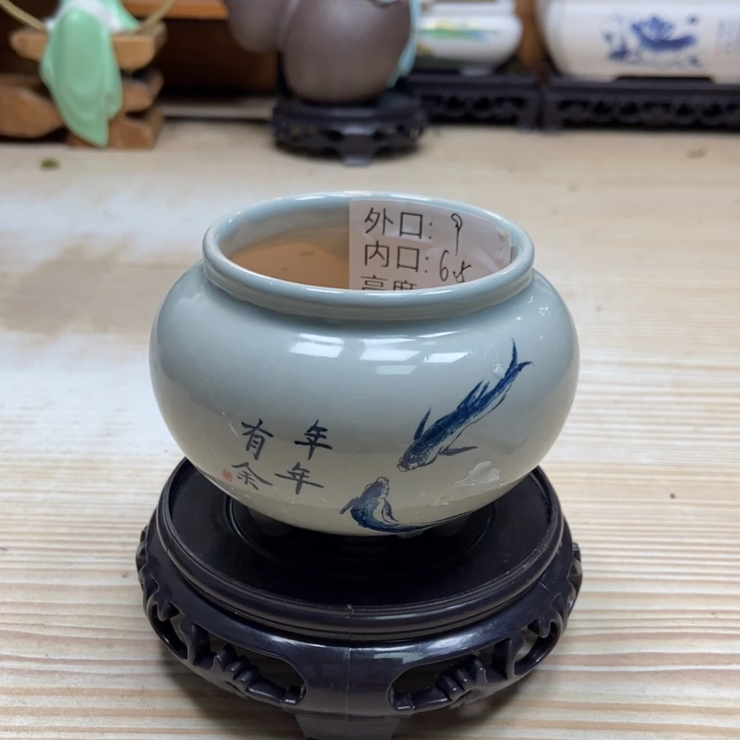 瓷片陶瓷花盆陶瓷艺术