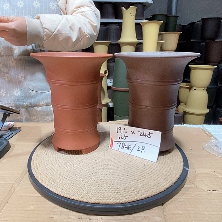 紫砂花盆紫砂花盆