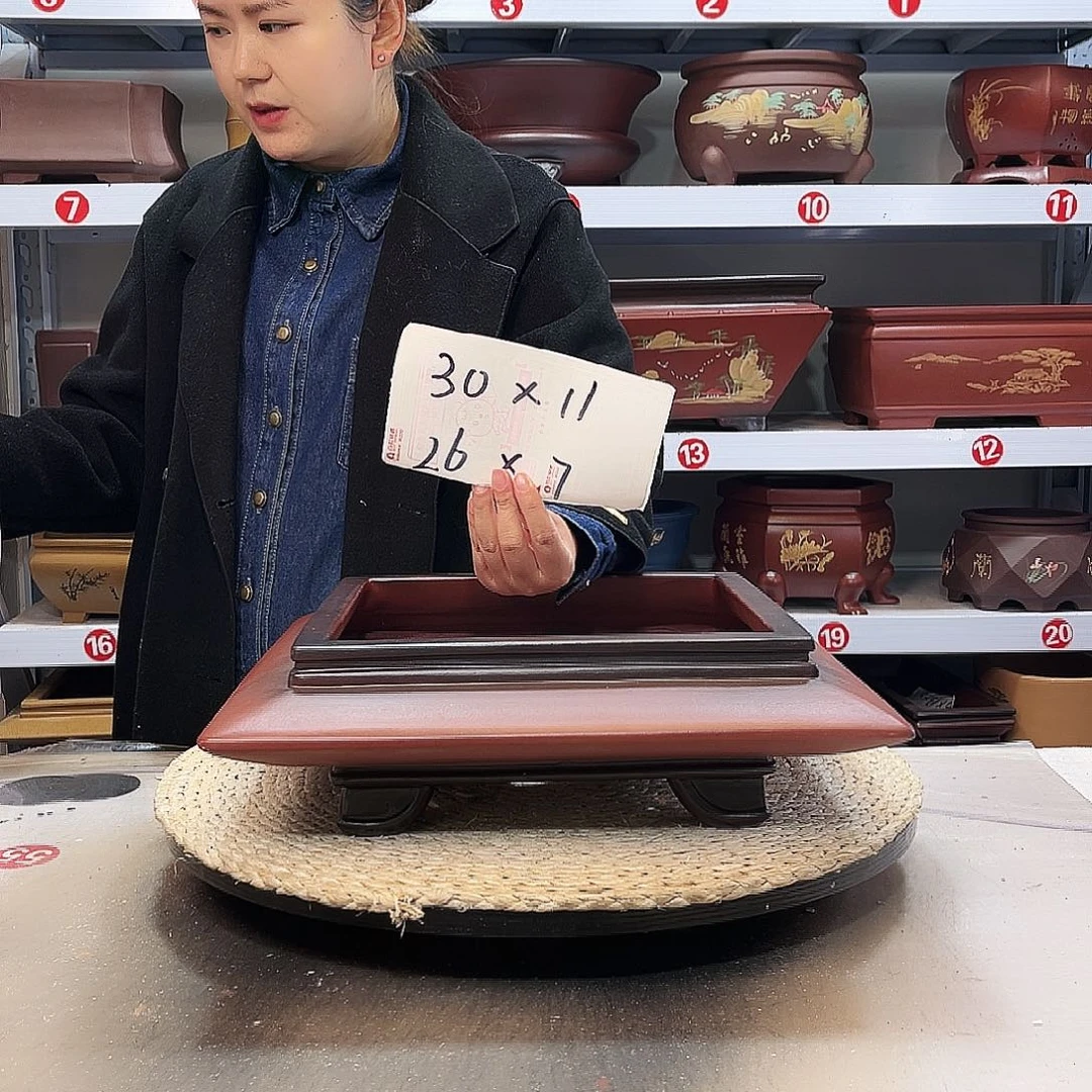 紫砂花盆紫砂花盆