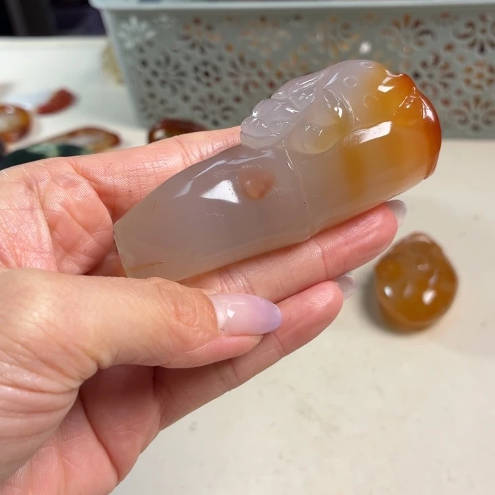玛瑙/玉髓未镶嵌吊坠(不含链)