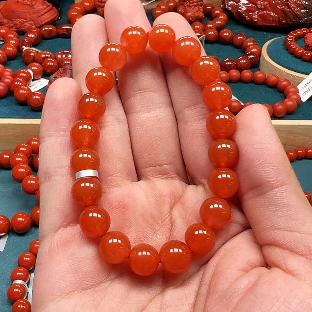 南红玛瑙未镶嵌手串