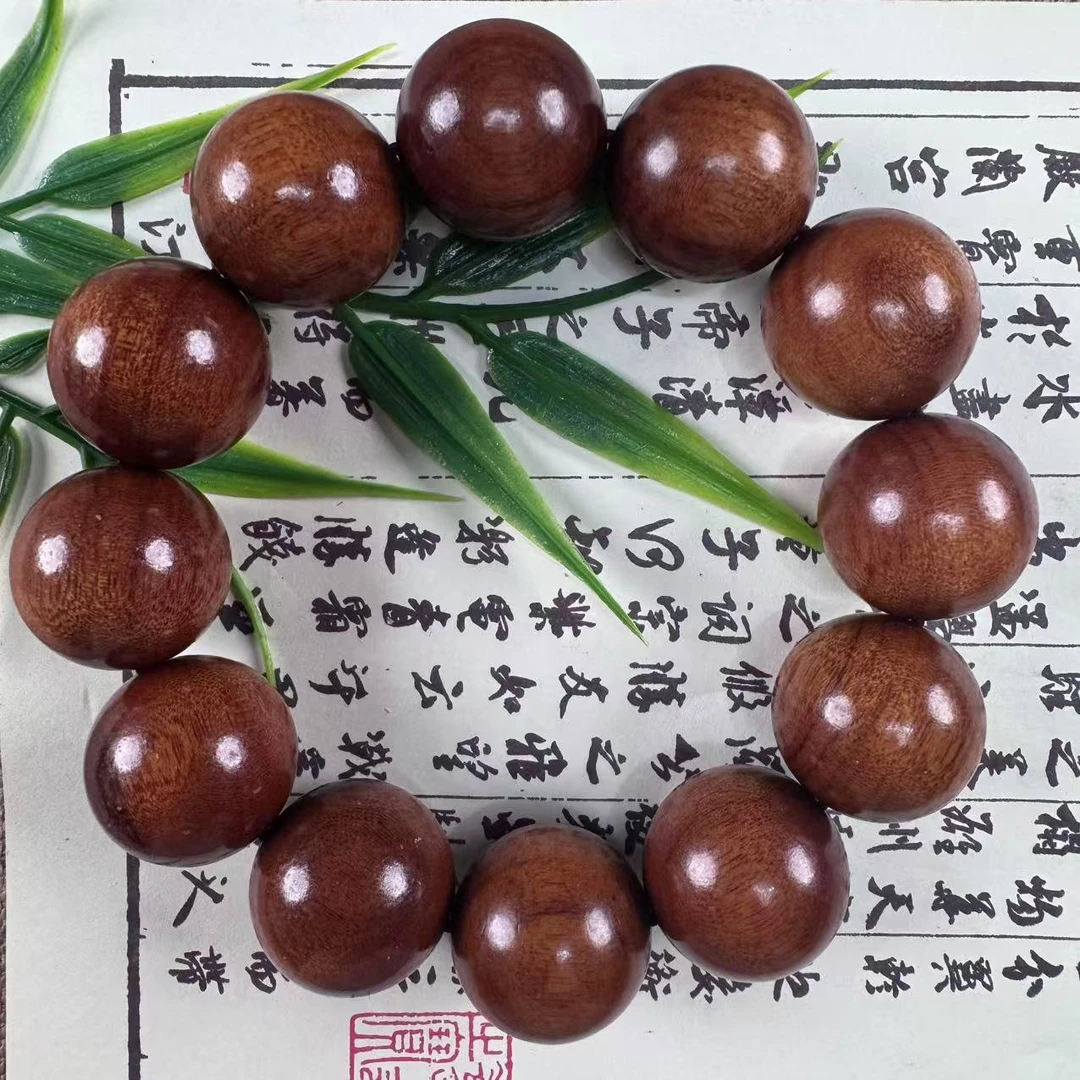 无嫁接桃木2.0单圈文玩手串