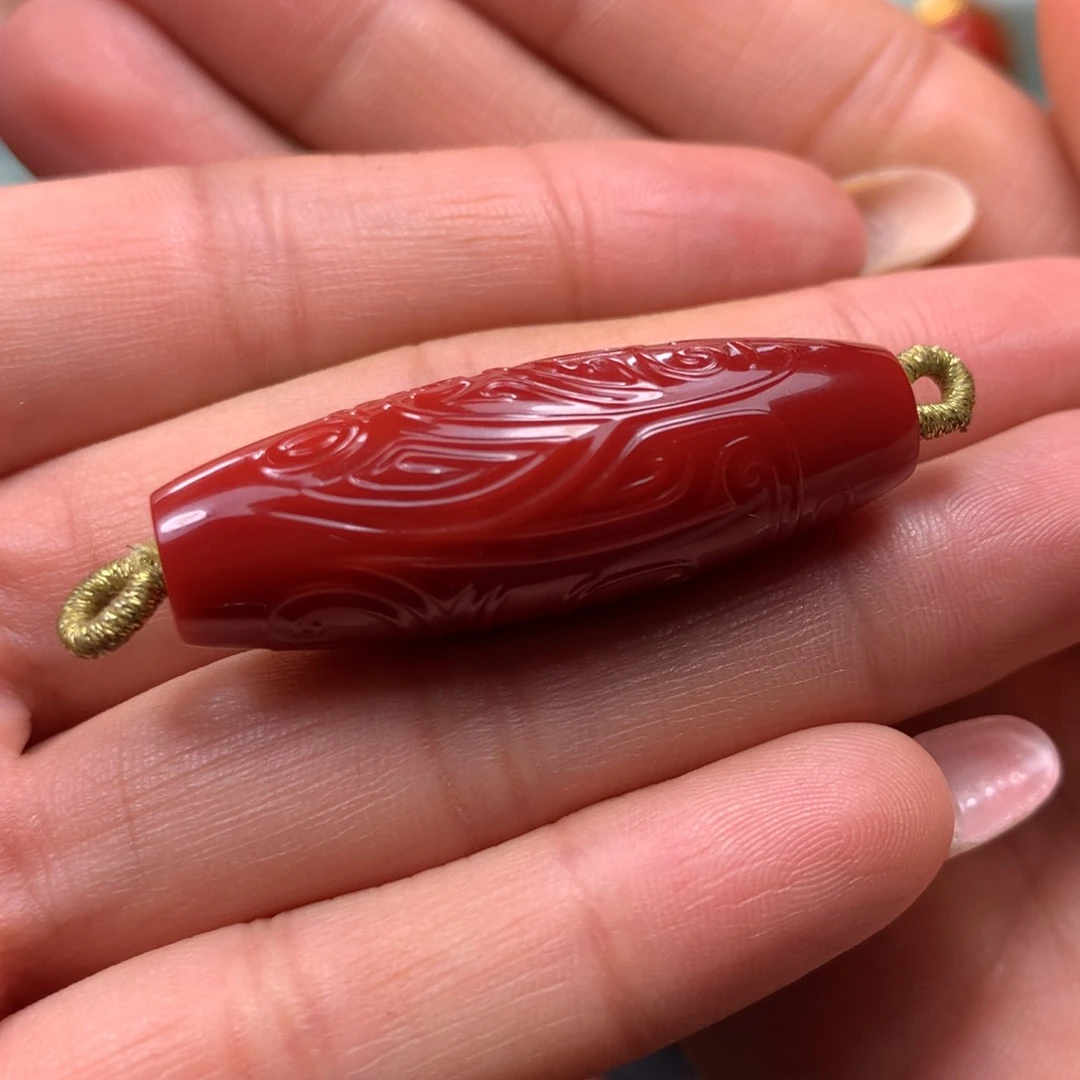 未镶嵌桶珠南红玛瑙