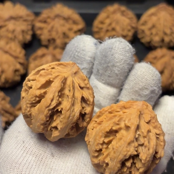 兰***凡把件文玩核桃秦岭灯笼23