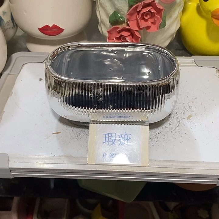 段泥花盆多肉植物盆瑕疵有孔