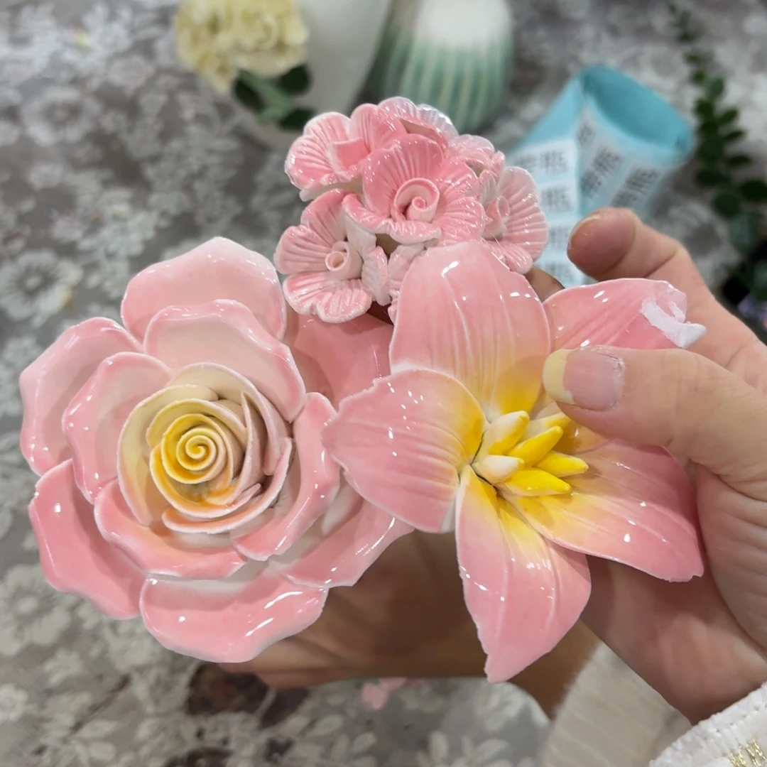 瑕疵2938 陶瓷花拍满20元发货退款拉黑