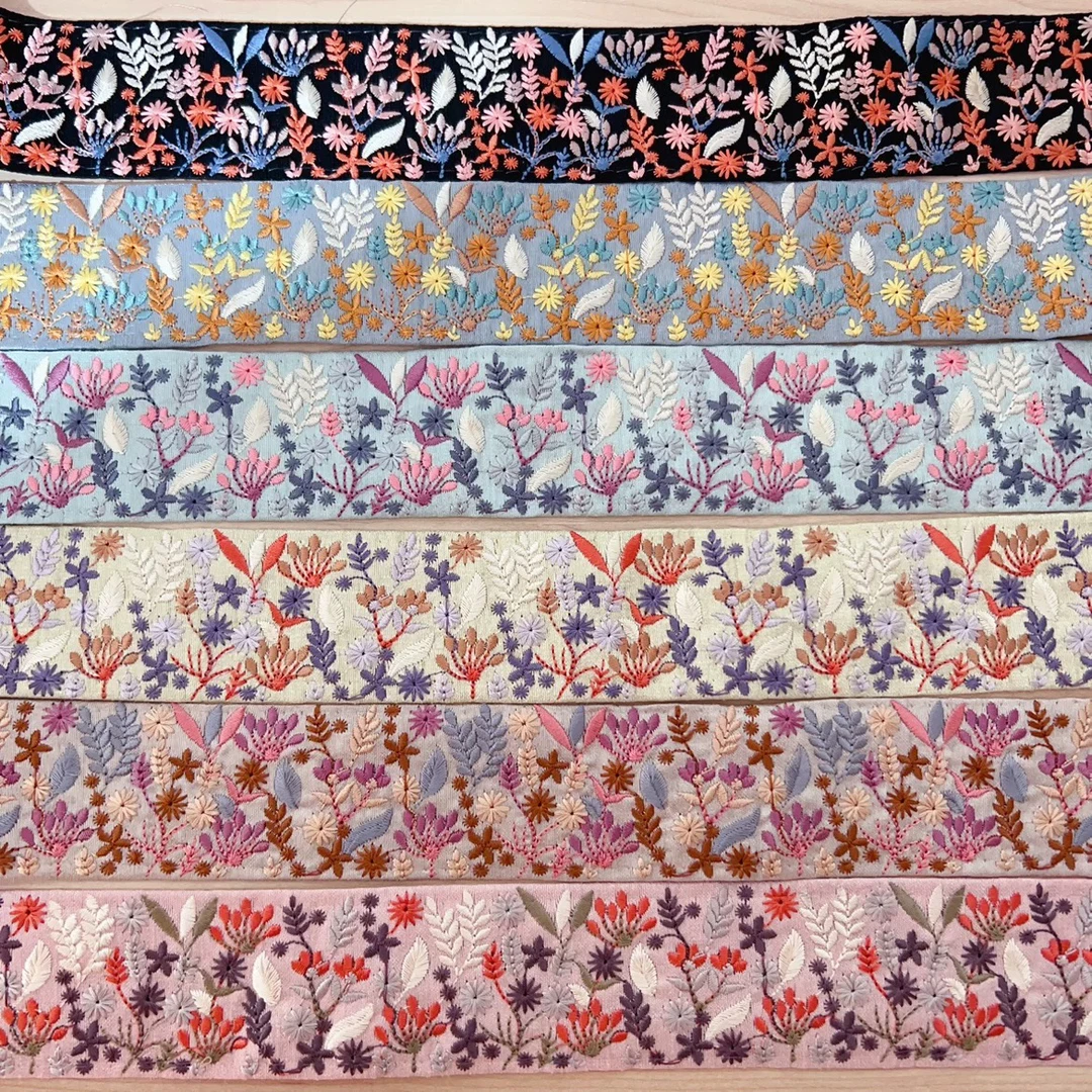 刺绣织带ins热销DIY手作服装包包帽子发饰耳饰diy宽4.5cm