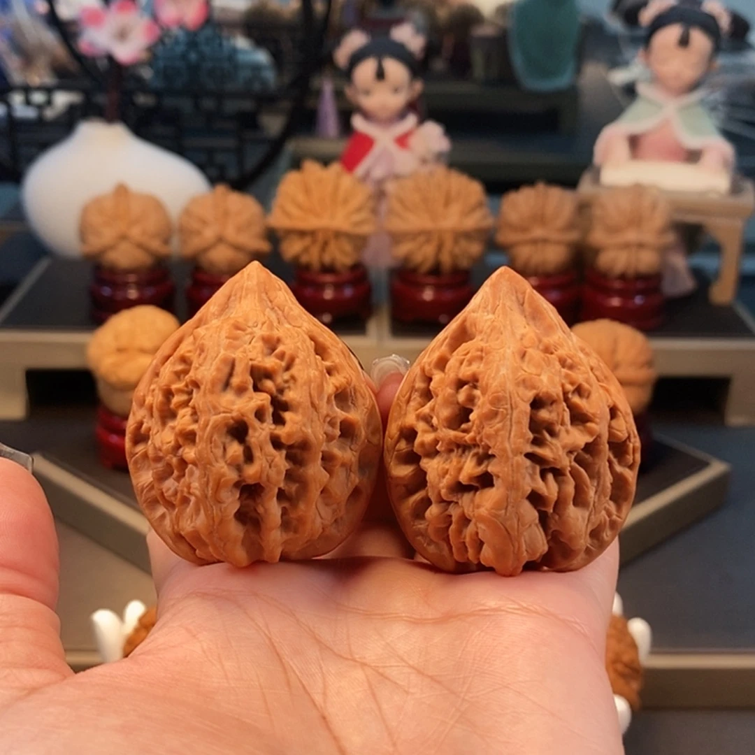 文玩核桃把件41大沽石