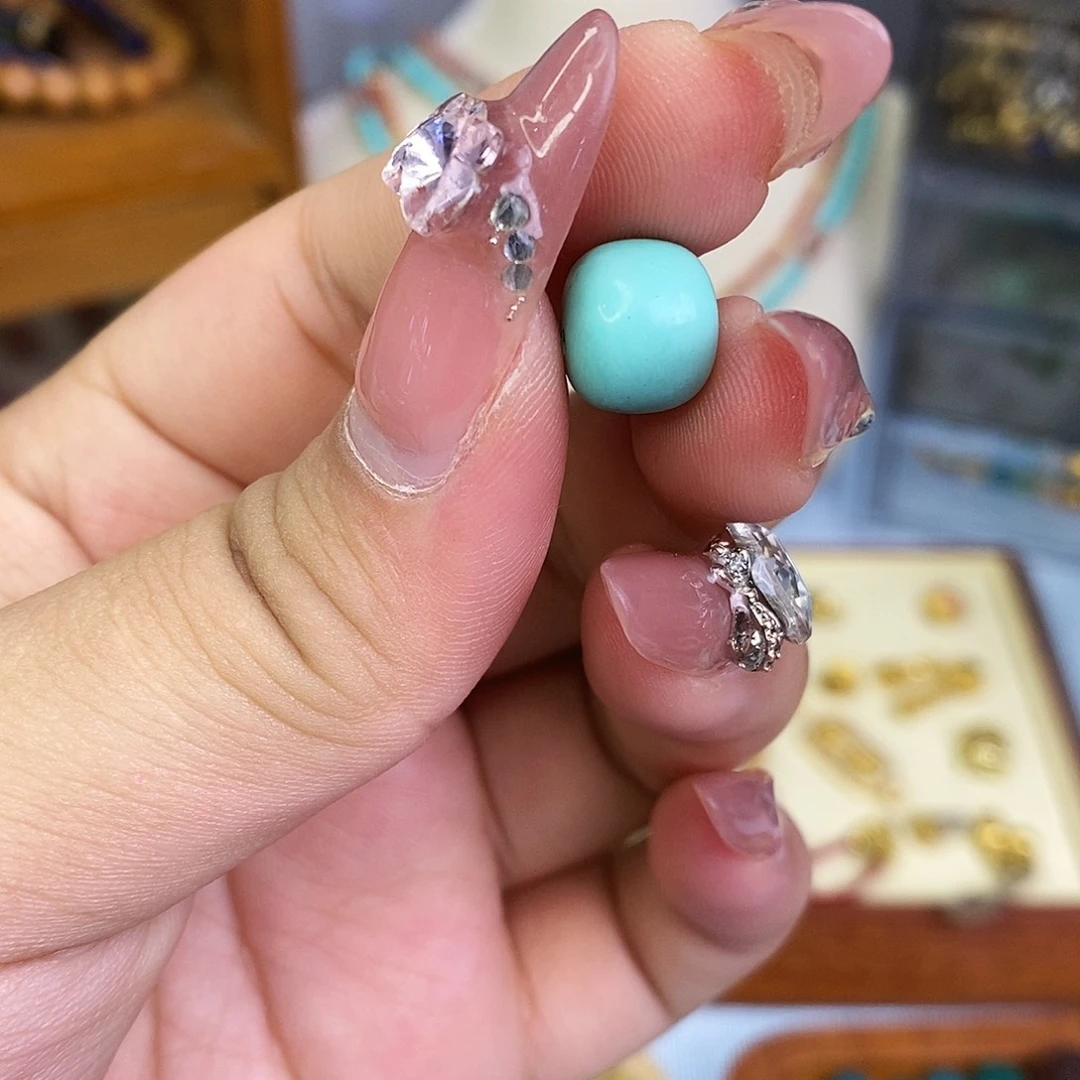 琉璃非金属10.6m的绿色珠子