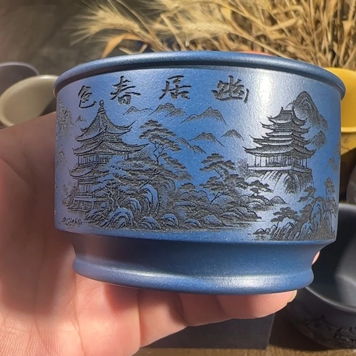 茶杯紫砂全手工紫砂主人杯