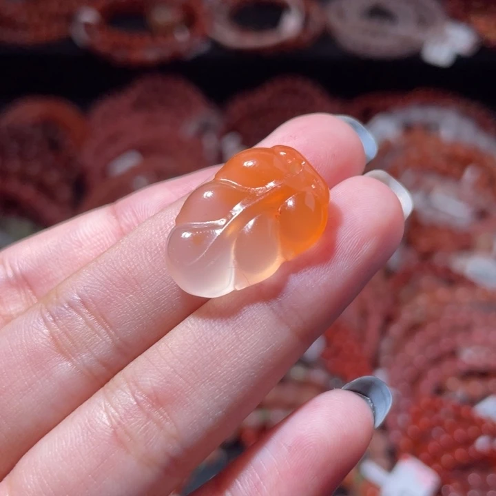 南红玛瑙未镶嵌叶子1251