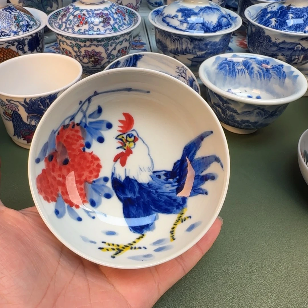 纯手工纯手绘茶具石头28
