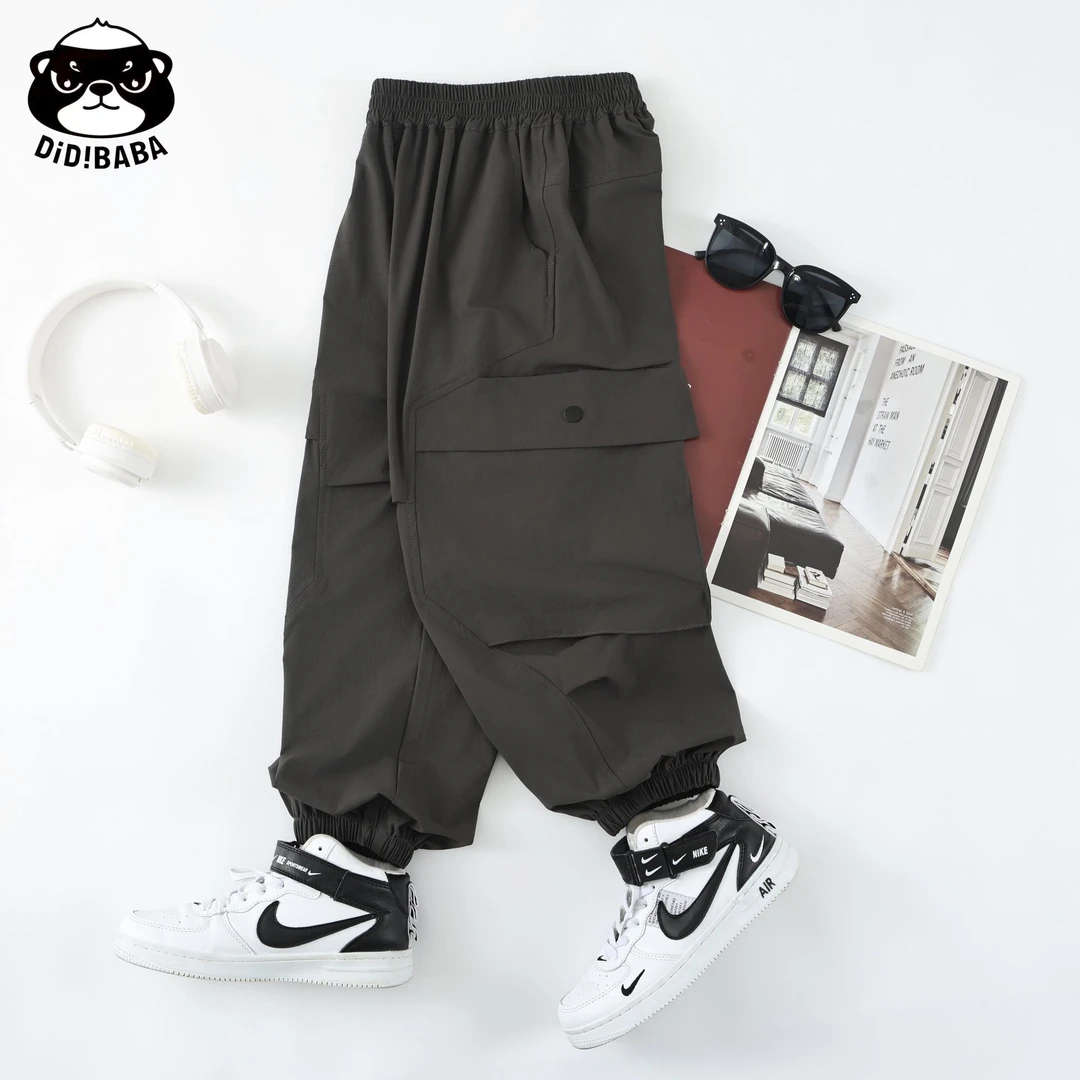 DIDIBABA/滴滴巴巴童装男童户外运动宽松休闲裤子防蚊夏DBY51081