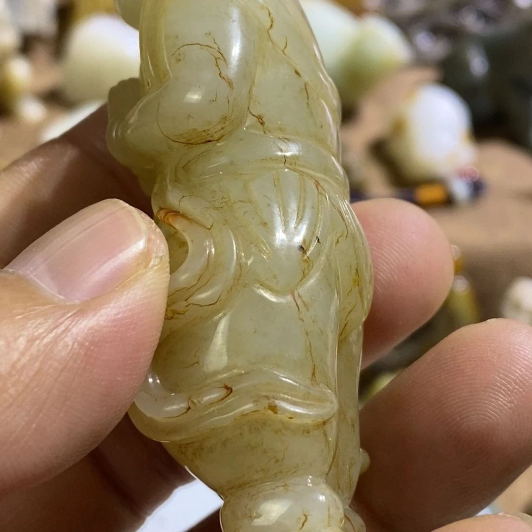 泱***夏和田玉（糖玉）未镶嵌挂件