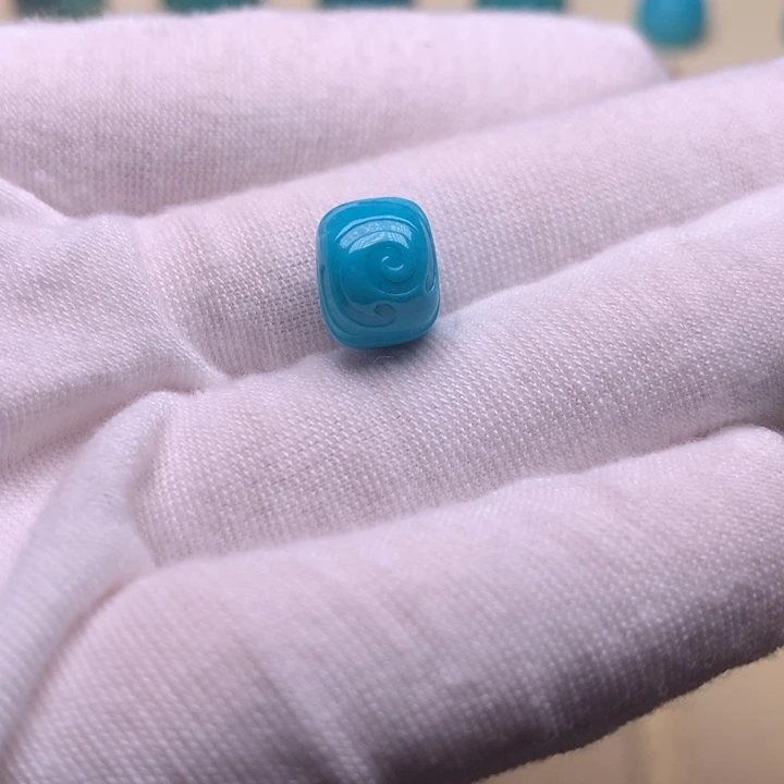 绿松石未镶嵌博古10.6