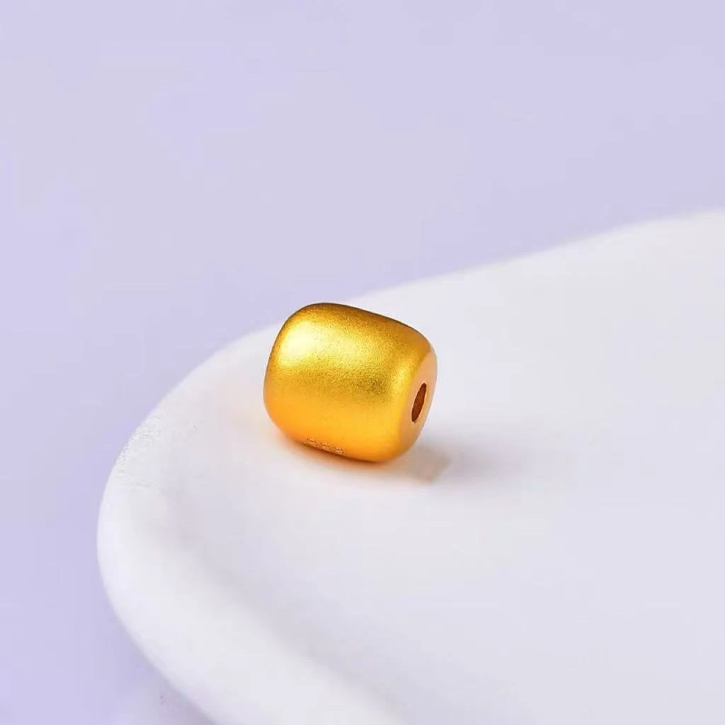 金色古法老型珠配件