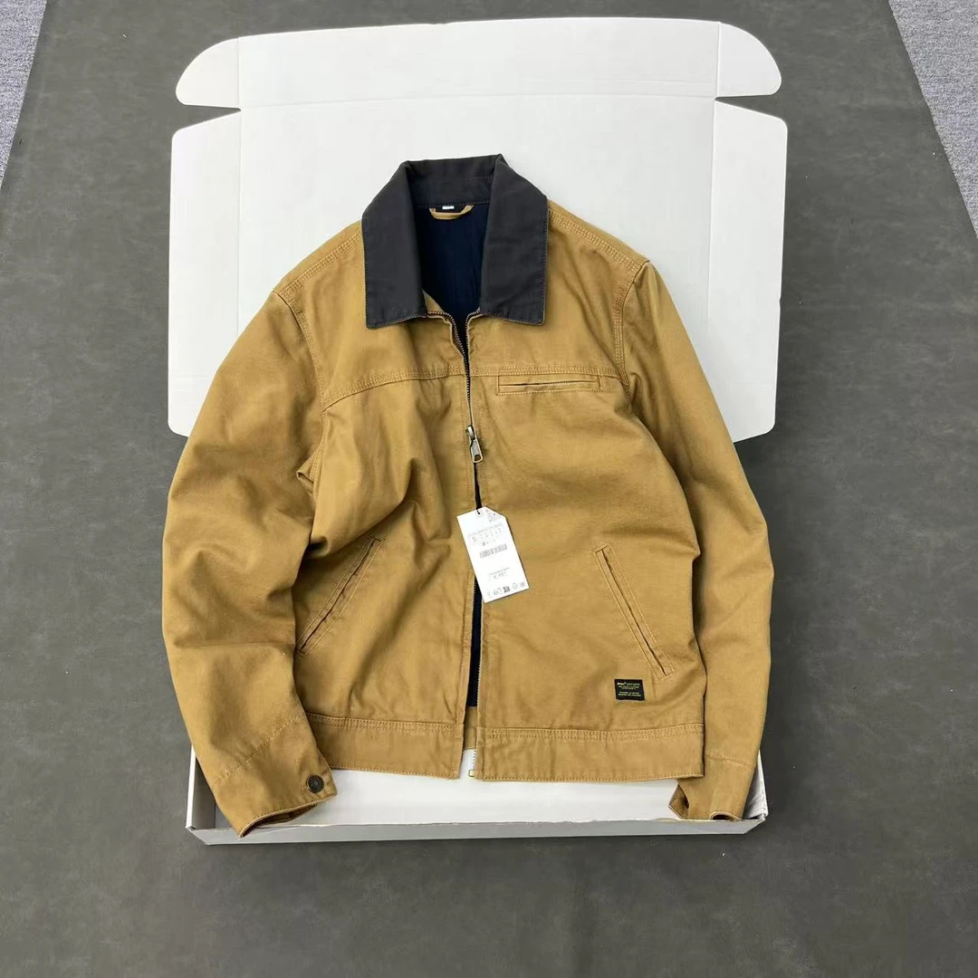 西单底特律工装 品质超好 男女翻领薄棉纱卡夹克外套