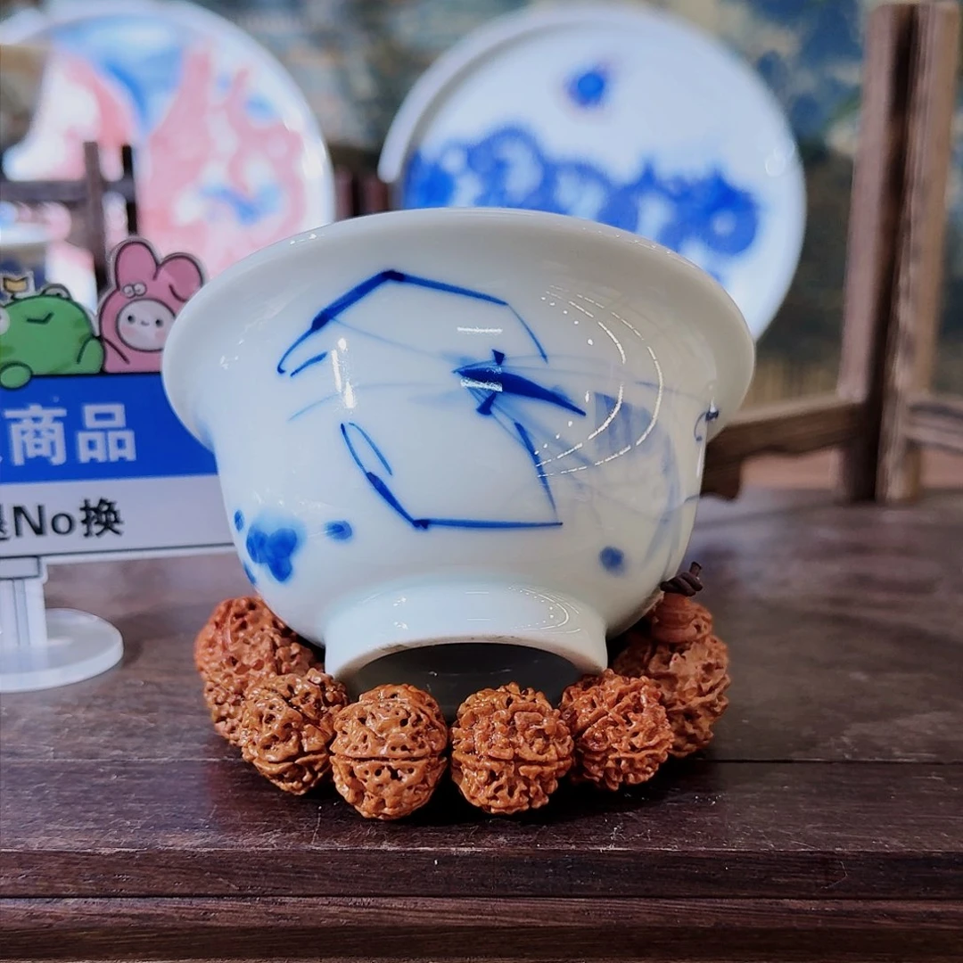 主人杯手工手绘开片