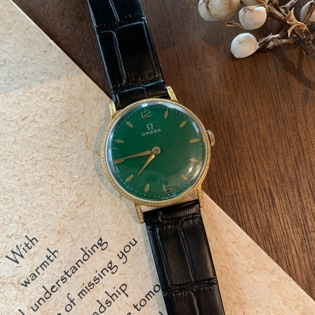 95新 Omega/欧米茄 1959年·金冰糖 老钱风 中古手动机械表 JB1716