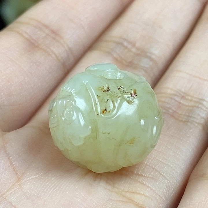 和田玉未镶嵌挂件塞*风