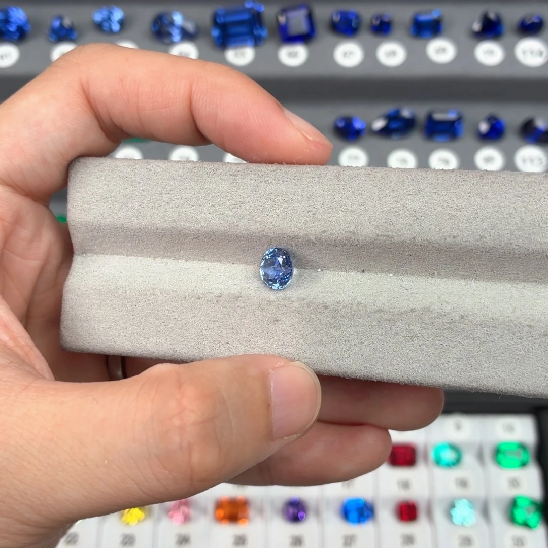 合成（培育）蓝宝石裸石未镶嵌H*：1.91ct