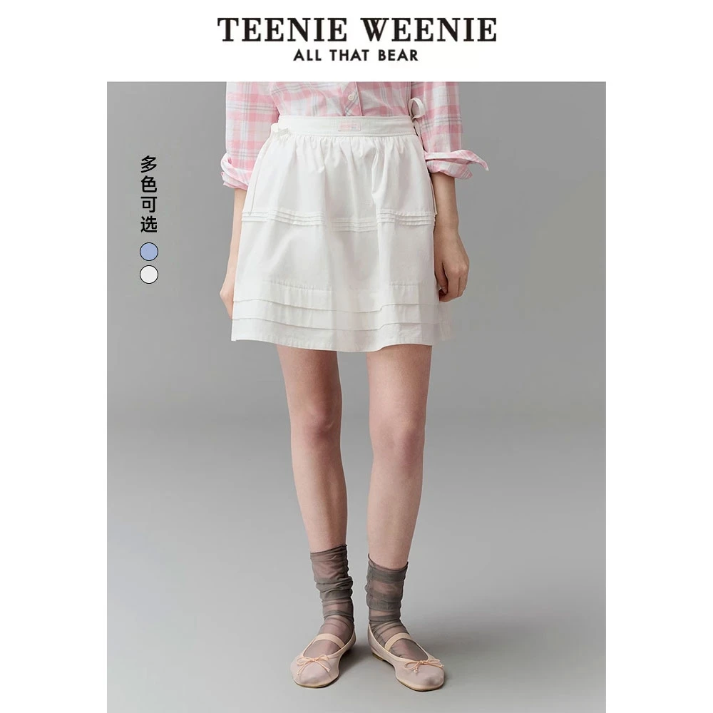 *【商场同款新品】TeenieWeenie小熊25新款欧若风半身裙TTWH251201E
