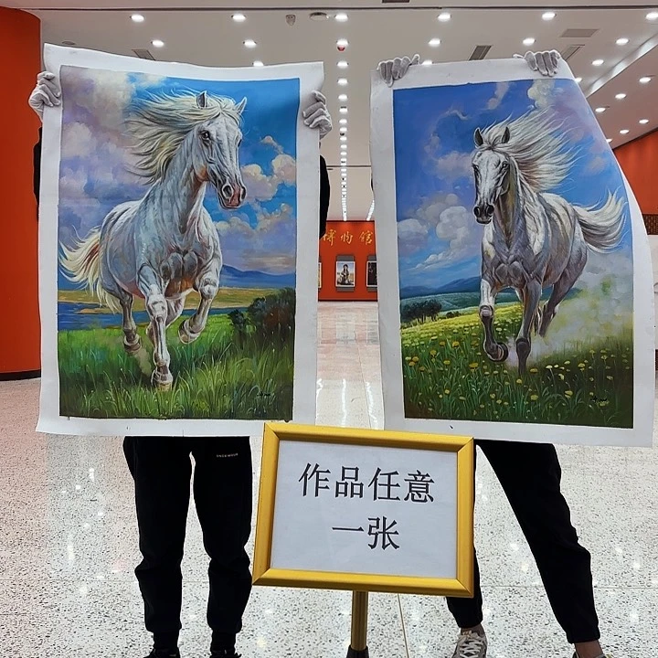 国画二郎老师国际展览原作