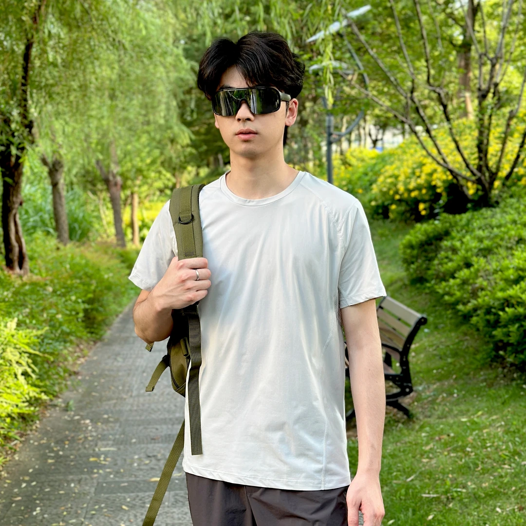 舒服到暴！秒吸湿+强速干高弹透气夏季男士3D立裁运动训练短袖T恤