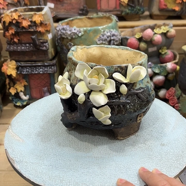 陶然多肉花盆百搭