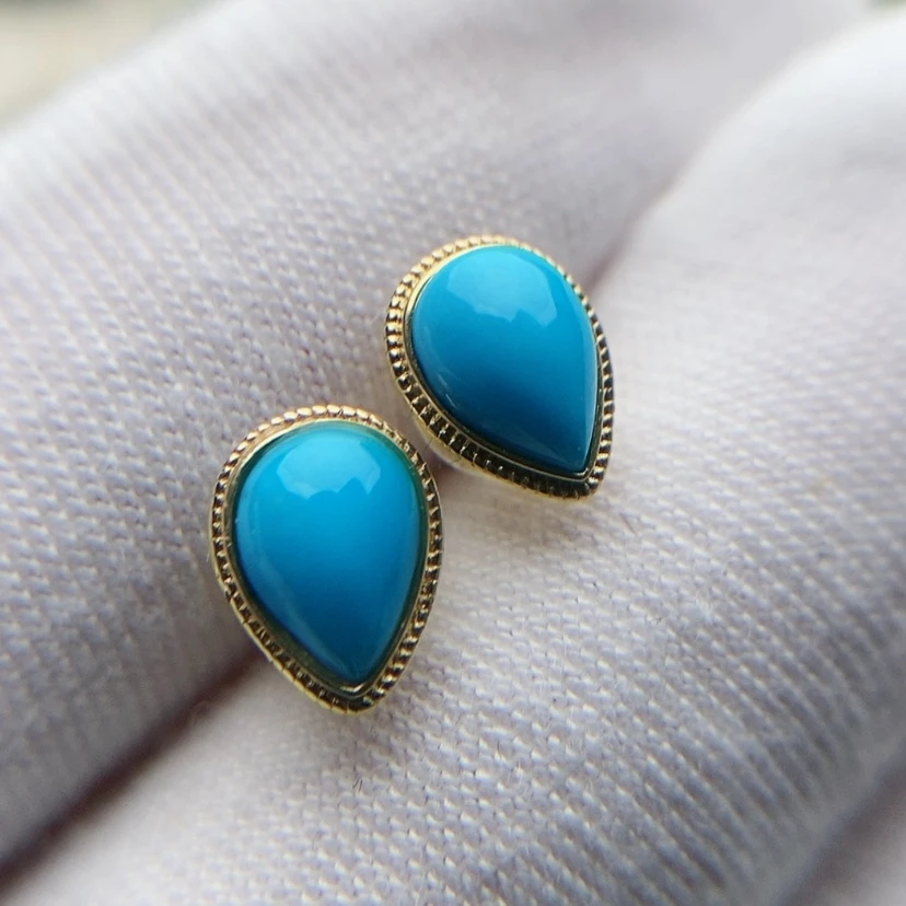 【闪购商品】绿松石配饰18K金镶嵌