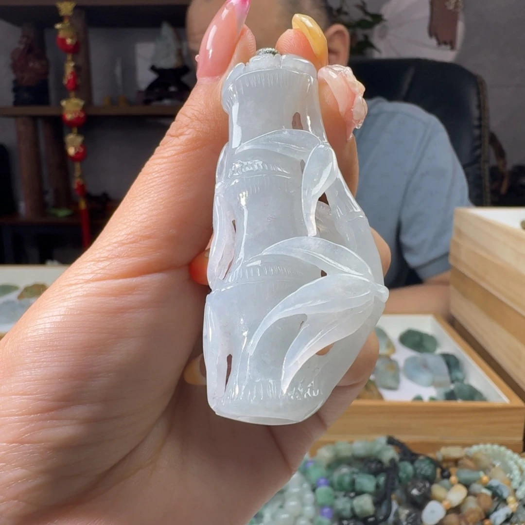 定制翡翠未镶嵌Y*生竹节