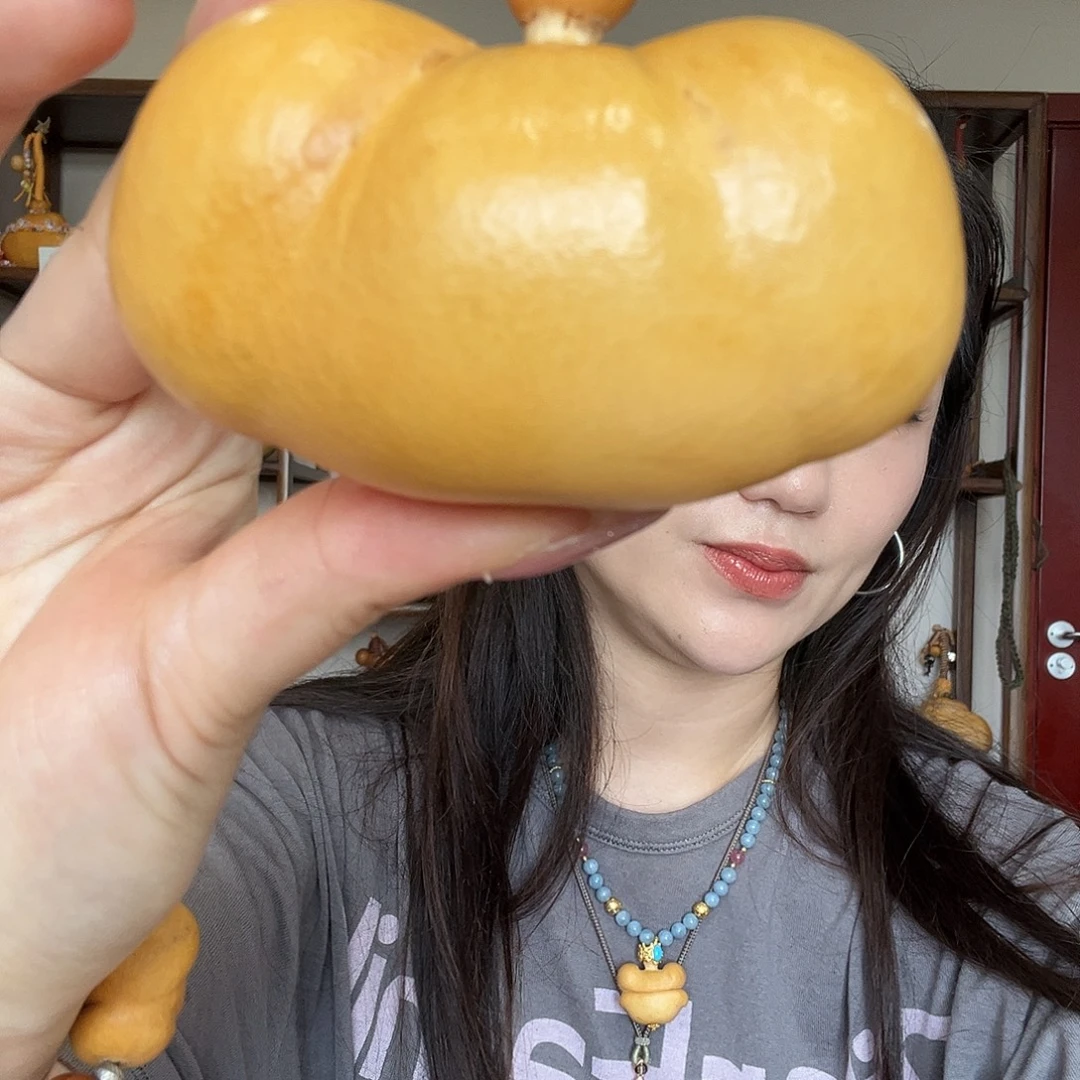 Y***B熊猫脸钱袋子葫芦把件