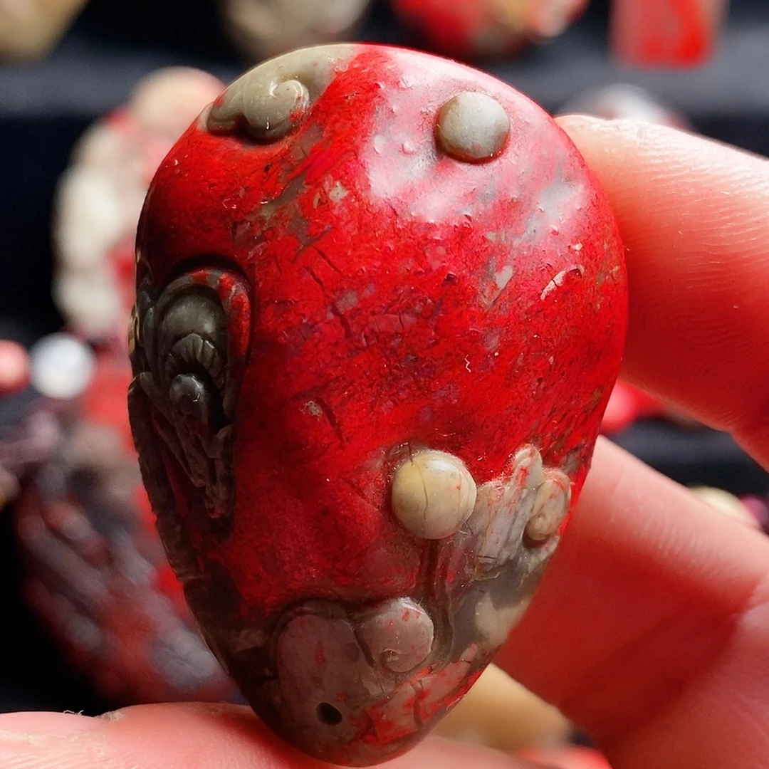 印石昌化石昌化鸡血石挂件