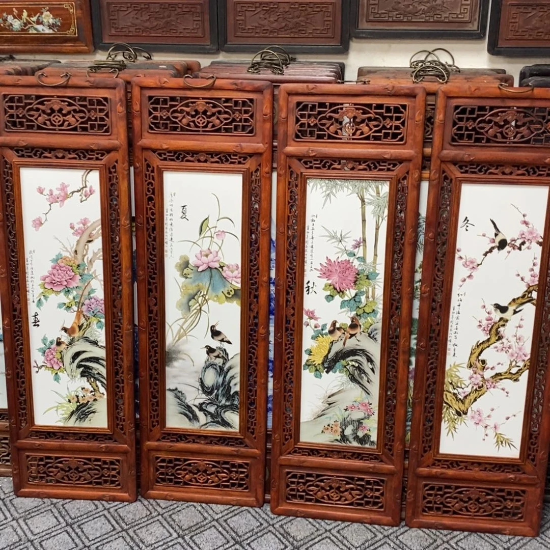 瓷1.2*36*4景德镇瓷板画柴窑烧制