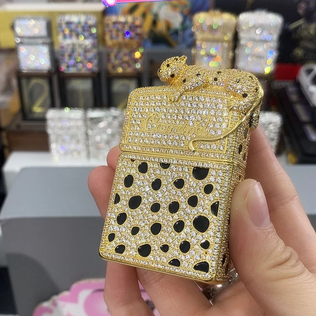 镜面云**轻满钻金钱豹一整套
