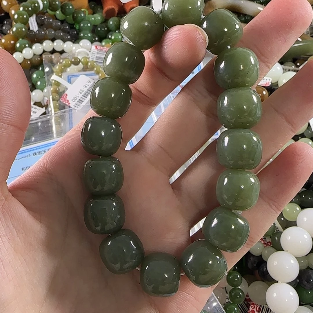 和田玉未镶嵌手链187
