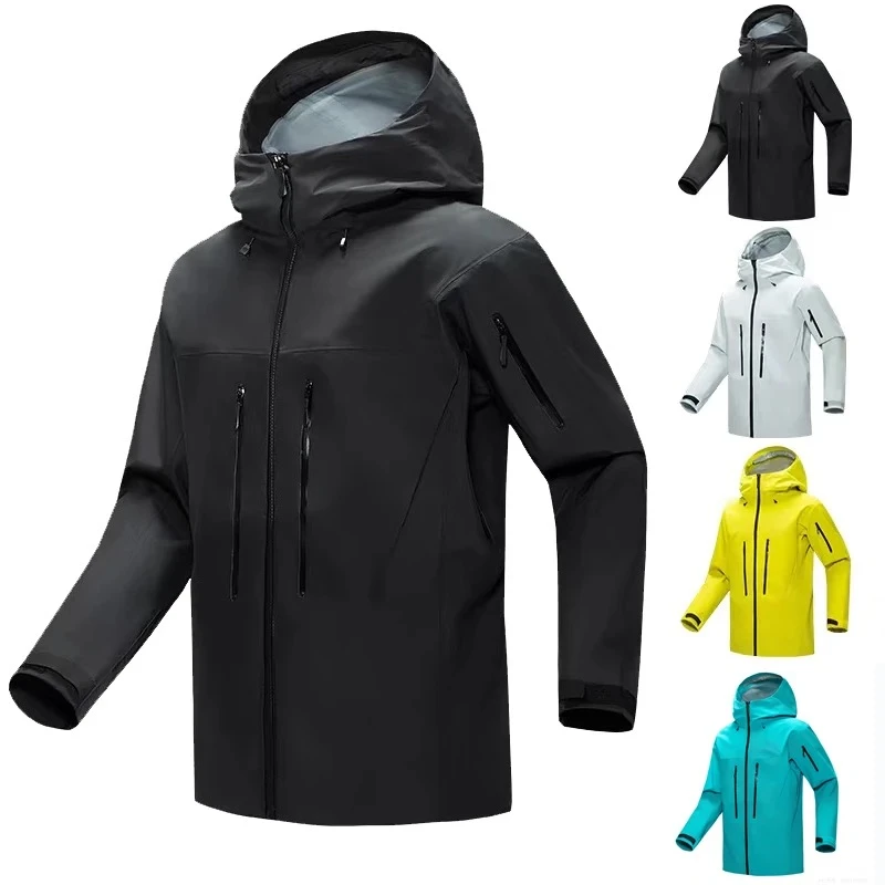 台州大厂森波七代户外冲锋衣男女三层压胶硬壳登山服防风防水外套