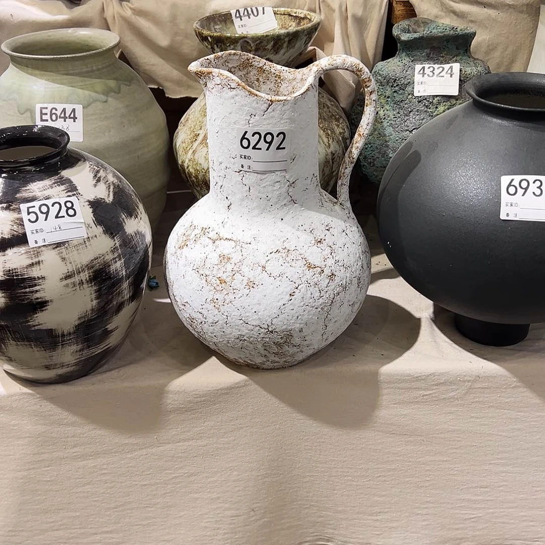 瓶张*姨6292高32口9陶瓷花瓶无孔