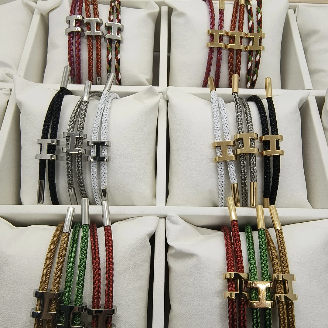 钛钢手链 LM（宠粉专享）高版本精工抽拉可调节字母手绳0865（不掉色