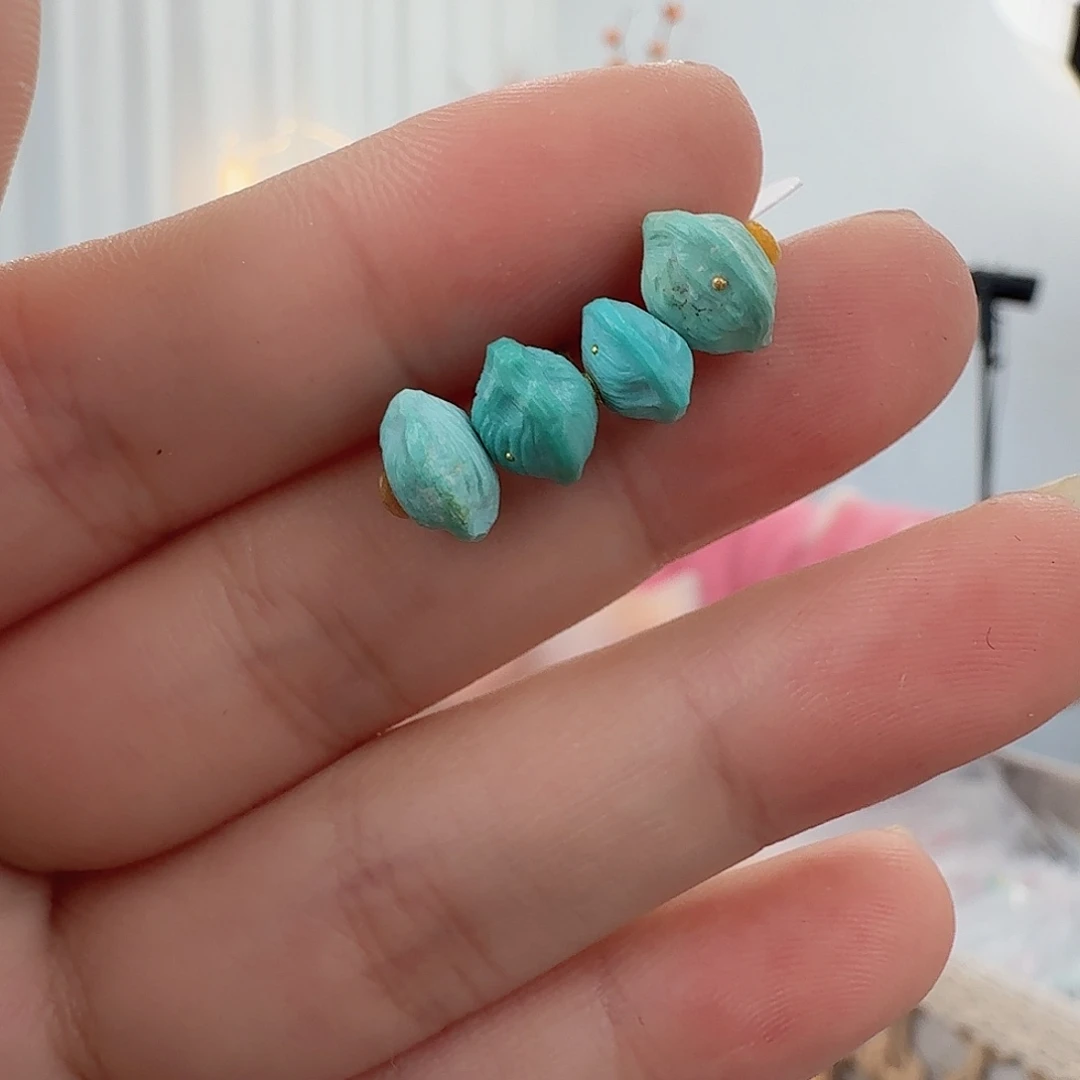 绿松石未镶嵌珠宝半成品